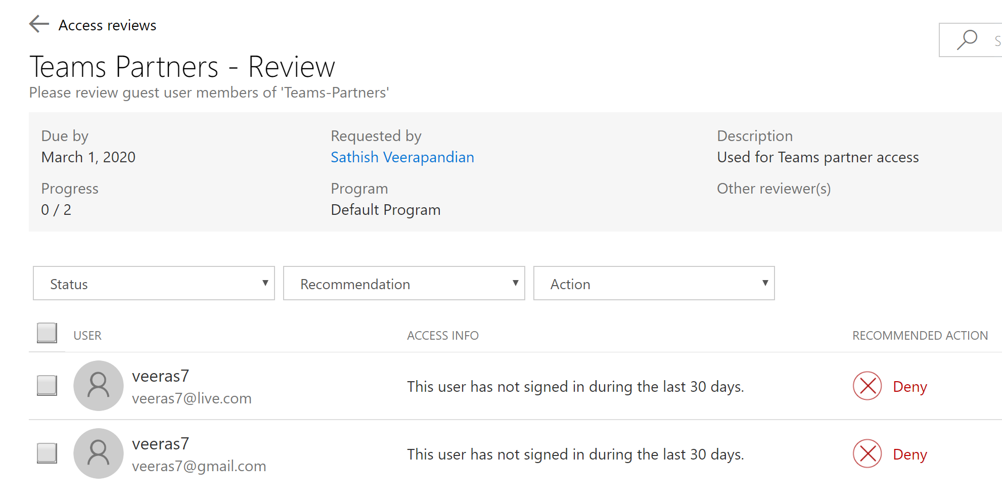 Review and Remove inactive guest users from Microsoft Teams through ...